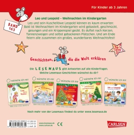 LESEMAUS 163: Leo und Leopold – Weihnachten im Kindergarten
