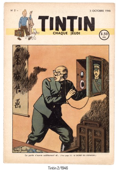 Blake und Mortimer Tintin 2 Cover