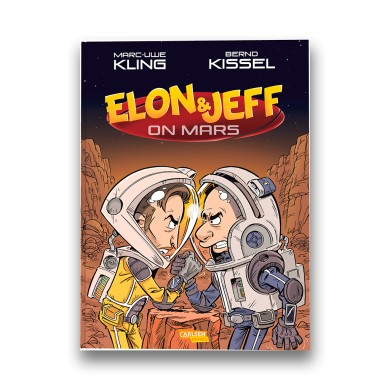 Elon und Jeff on Mars
