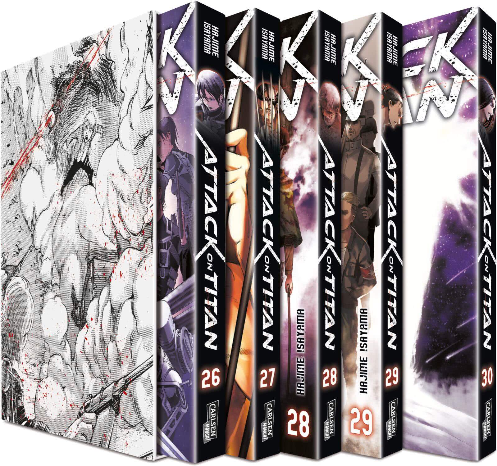 Attack on Titan, Bände 2630 im Sammelschuber mit Extra