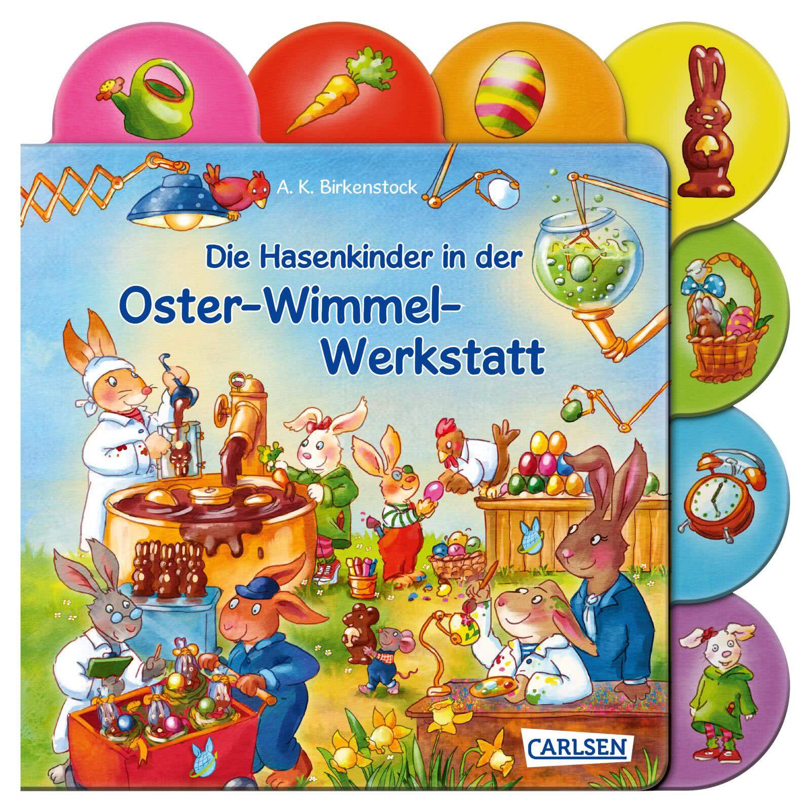 Die Hasenkinder in der OsterWimmelWerkstatt