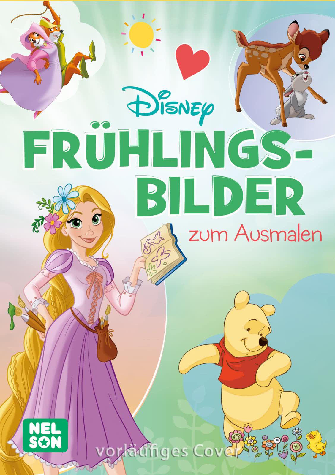 Disney: Frühlingsbilder zum Ausmalen