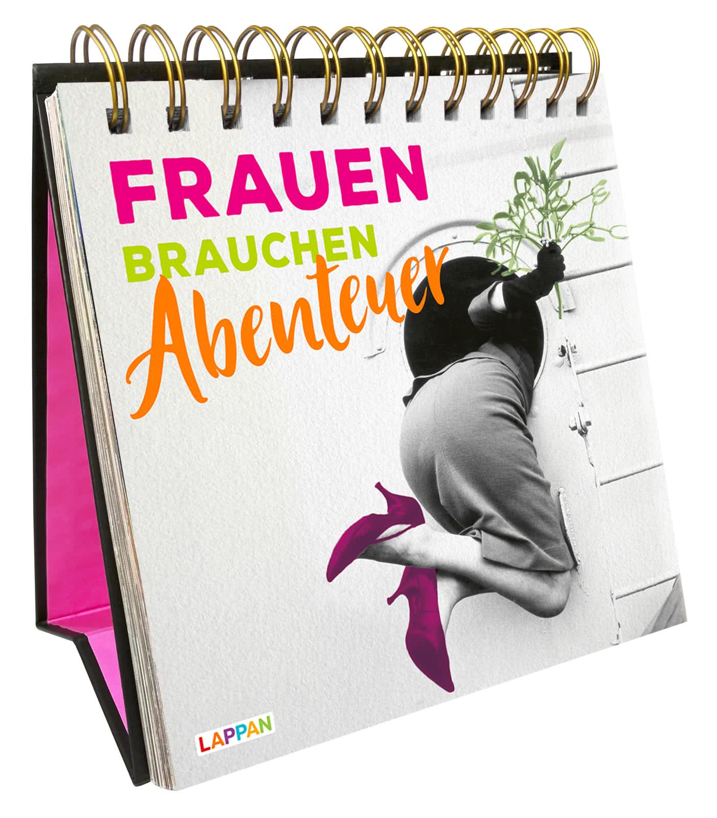 Frauen brauchen Abenteuer Aufstellbuch mit nostalgischen Fotos und lustigen Sprüchen Carlsen