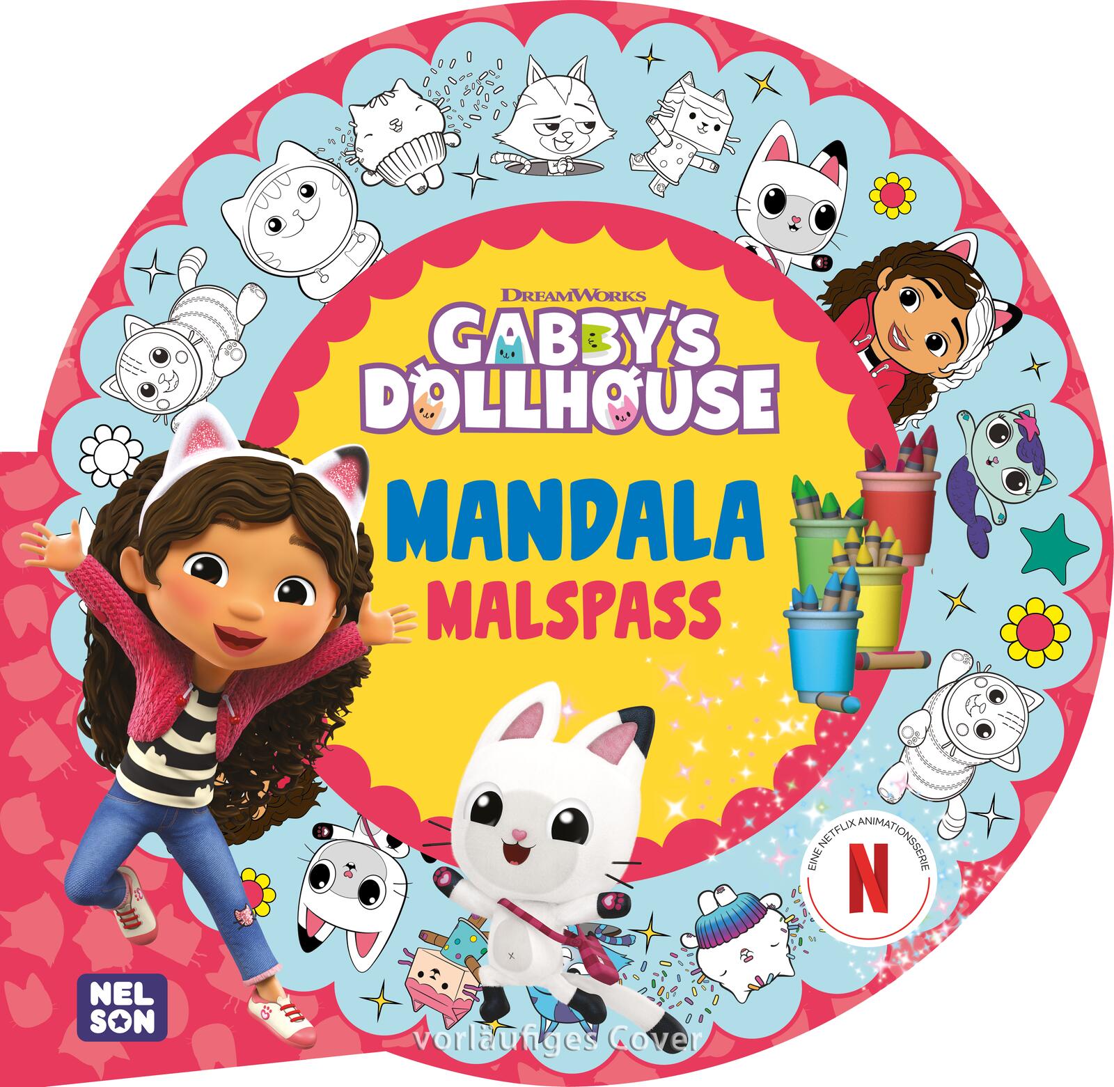 Gabby's Dollhouse: Mandala-Malspaß