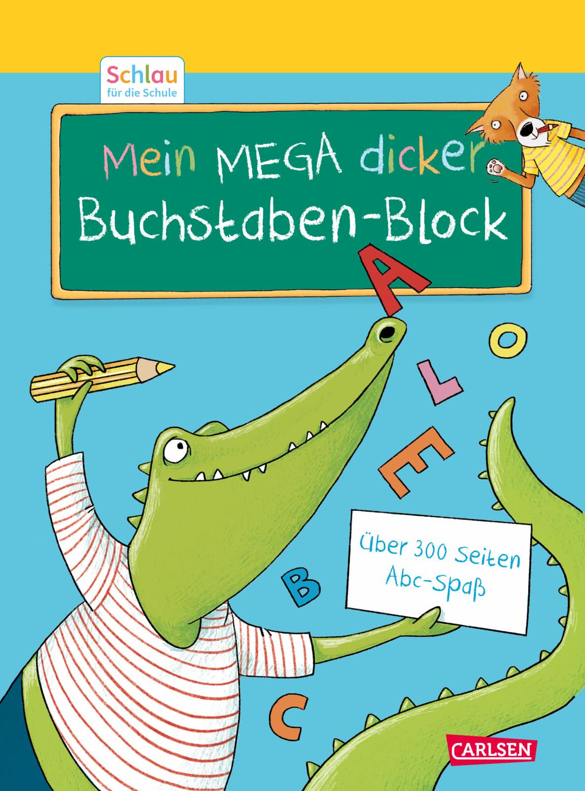 Schlau für die Schule Mein MEGA dicker Buchstaben Block