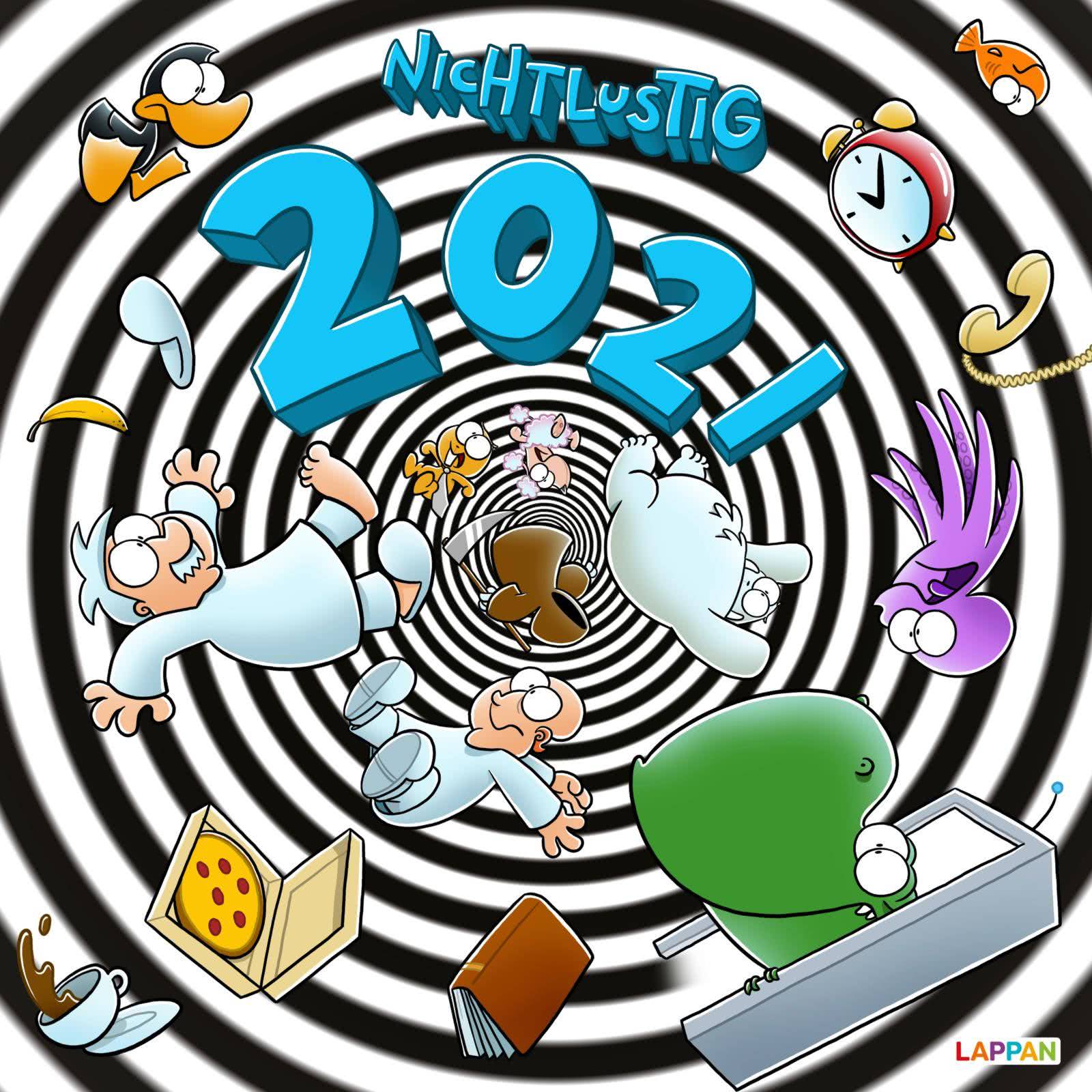 Nichtlustig Wandkalender 2021 Carlsen nicht lustig kalender 2021