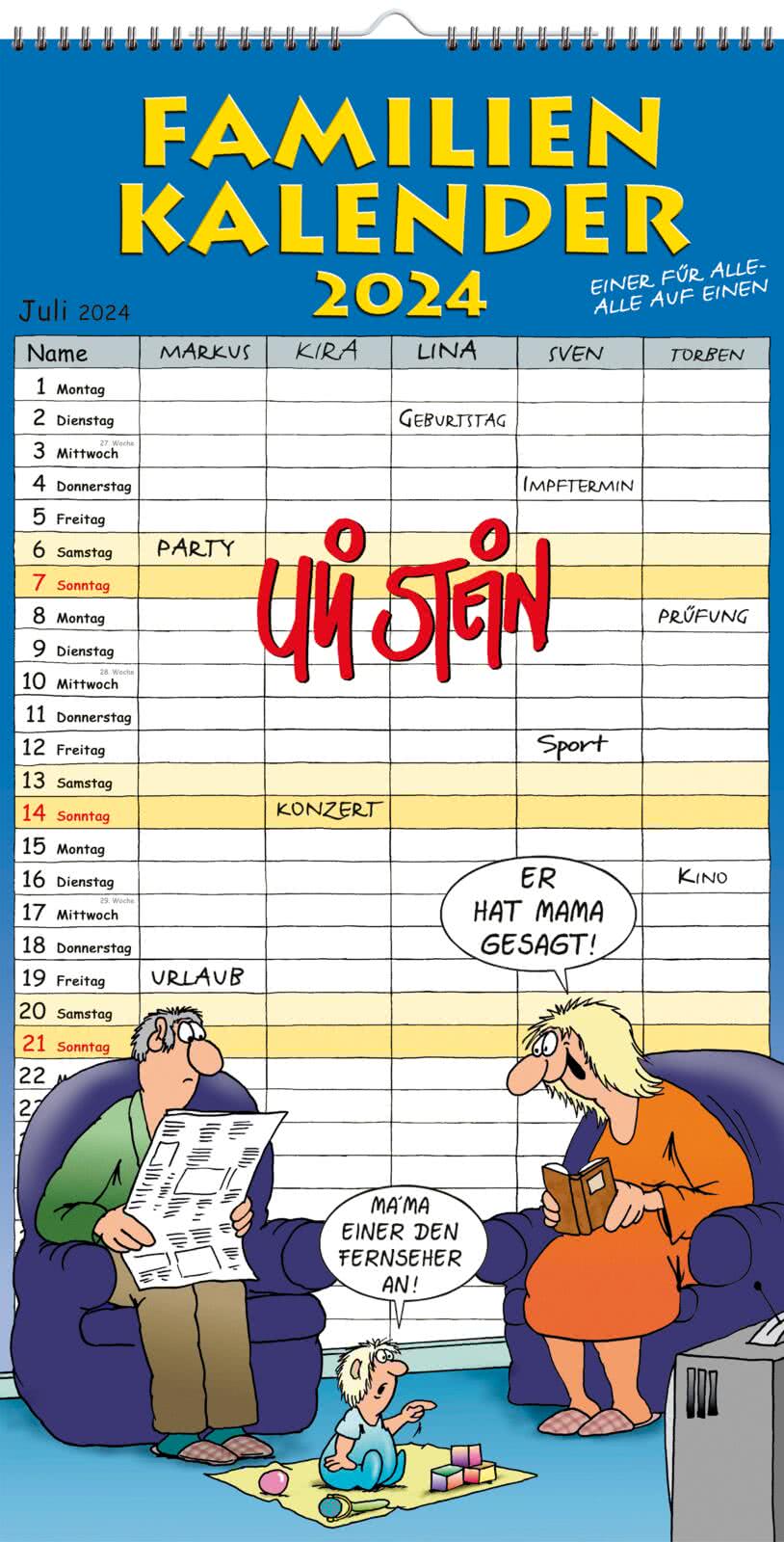 Positionieren Denken Sie voraus Mauer familienplaner taschenkalender