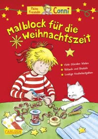 Conni-Malblock für die Weihnachtszeit