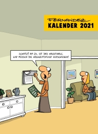 Fernandez Cartoon-Wandkalender 2021: Monatskalender