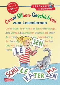 LESEMAUS zum Lesenlernen Sammelbände: Conni Silben-Geschichten zum Lesenlernen