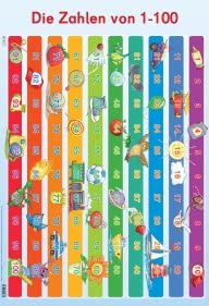 Mein Lernposter: Die Zahlen von 1-100