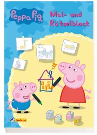 Peppa: Mal- und Rätselblock