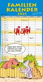 Uli Stein – Familienkalender 2021: Familienplaner mit 5 Spalten