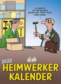 Uli Stein – Heimwerker Kalender 2022: Monatskalender für die Wand