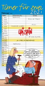 Uli Stein – Timer für zwei 2021: Monatskalender für die Wand