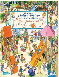 Viele bunte Sachen suchen mit Jakob und Conni: Wimmel-Spielplatz-Spaß