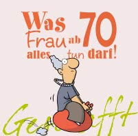 Was Frau ab 70 alles tun darf