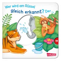 Wer wird am Rüssel gleich erkannt? Der ... Elefant! - Großausgabe - ab 18 Monaten