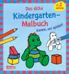 Ausmalbilder für Kita-Kinder: Das dicke Kindergarten-Malbuch: Komm, wir spielen! 