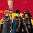Harry, Ron und Hermine stehen nebeneinander