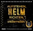 Aufstehen, Helm richten, weiterreiten! Pferdemädchen-Kalender 2024