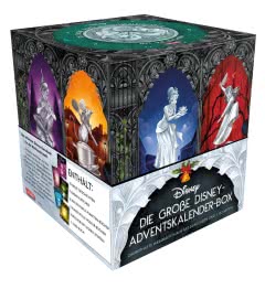 Cover von „Die große Disney-Adventskalender-Box 2025 – Zauberhafte Weihnachts-Box mit 24 Büchern und 1.152 Seiten für Young Adults“