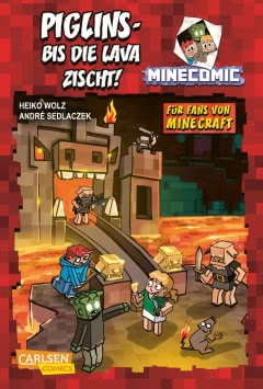 Cover von „Piglins – bis die Lava zischt! - Für Fans von Minecraft“