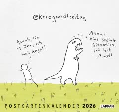 kriegundfreitag: Postkartenkalender 2026