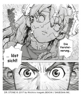 Dr. Stone versteinerung löst sich