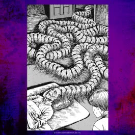 Panel aus Tomb Town von Junji Ito