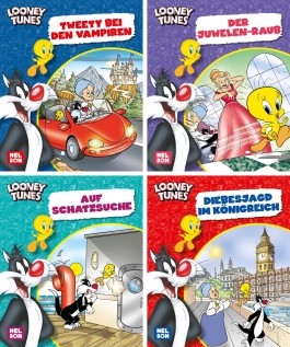 Nelson Mini-Bücher: 4er Looney Tunes 5-8