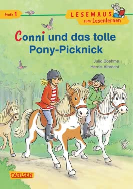LESEMAUS zum Lesenlernen Stufe 1: Conni und das tolle Pony-Picknick