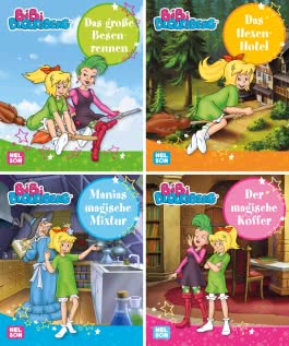 Nelson Mini-Bücher: 4er Bibi Blocksberg 37-40  