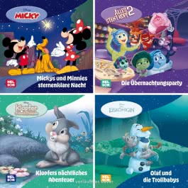 Cover von „4er-Set Maxi-Mini 60: Disney Gutenacht-Geschichten“