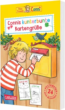 Cover von „Connis kunterbunte Kartengrüße“