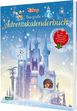 Cover von „Das große Disney-Adventskalenderbuch - mit Türchen zum Öffnen“