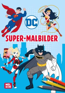 DC Superhelden: Super-Malbilder 