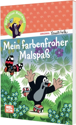 Cover von „Der kleine Maulwurf: Mein farbenfroher Malspaß“