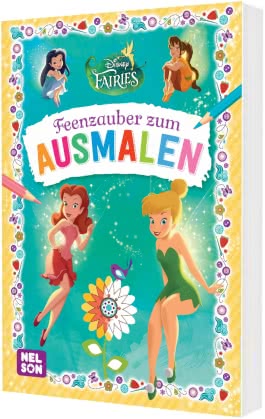 Cover von „Disney Fairies: Feenzauber zum Ausmalen“