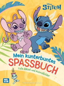 Cover von „Disney Stitch: Mein kunterbuntes Spaßbuch“