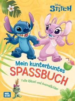 Cover von „Disney Stitch: Mein kunterbuntes Spaßbuch“