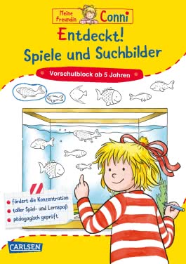 Conni Gelbe Reihe (Beschäftigungsbuch): Entdeckt! Spiele und Suchbilder