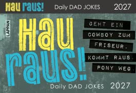 Cover von „HAU RAUS! Daily Dad Jokes 2027“