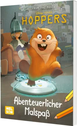 Cover von „Hoppers: Malblock zum Film“