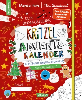 Cover von „Kritzel-Mitmach-Adventskalender“