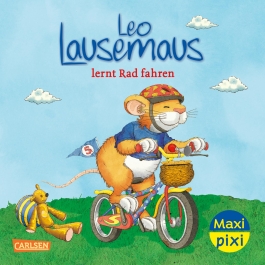 Cover von „Leo Lausemaus lernt Rad fahren“