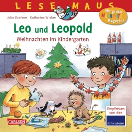 LESEMAUS 163: Leo und Leopold – Weihnachten im Kindergarten