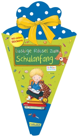 Cover von „Lustige Rätsel zum Schulanfang (Schultüte blau)“
