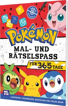 Cover von „Mal- und Rätselspaß für 365 Tage“