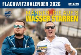 Cover von „Männer, die aufs Wasser starren - Flachwitzkalender 2026“